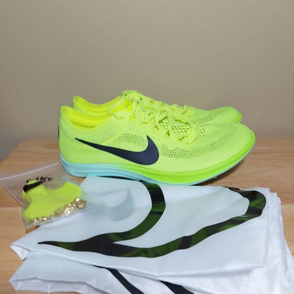 Nike ZoomX Dragonfly Volt Mint Track & Field Spikes Men's Size 6 Women's 7.5 - Picture 1 of 7
